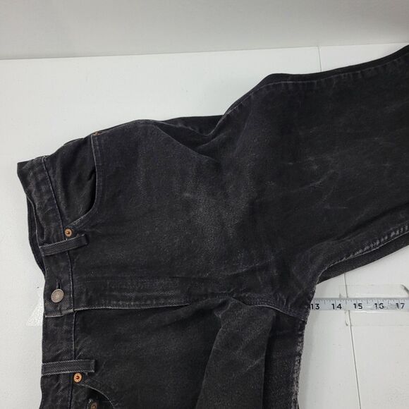 Levi's 14521-0260 vintage womens black jeans 14s denim 90's 3383 - Picture 9 of 12